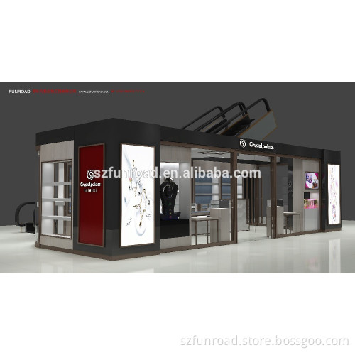 factory price jewelry store display showcase design for shopping mall